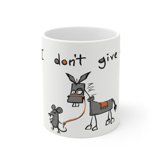 Mug - I don't give a rat ass 11oz